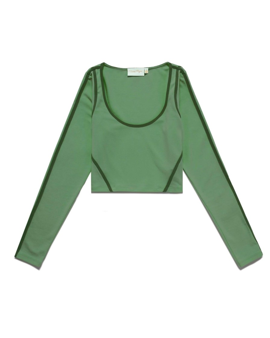 Tops Samii Ryan | Serotonin Long Sleeve, Green