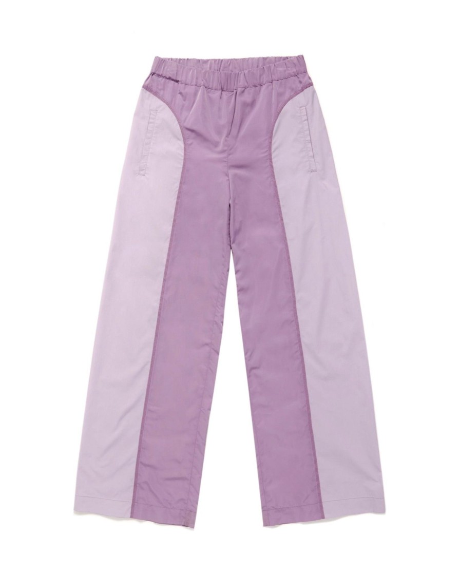 Bottoms Samii Ryan | Grape Contrast Wide Leg Pant