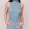 Tops Samii Ryan | Checkered Logo Bodysuit