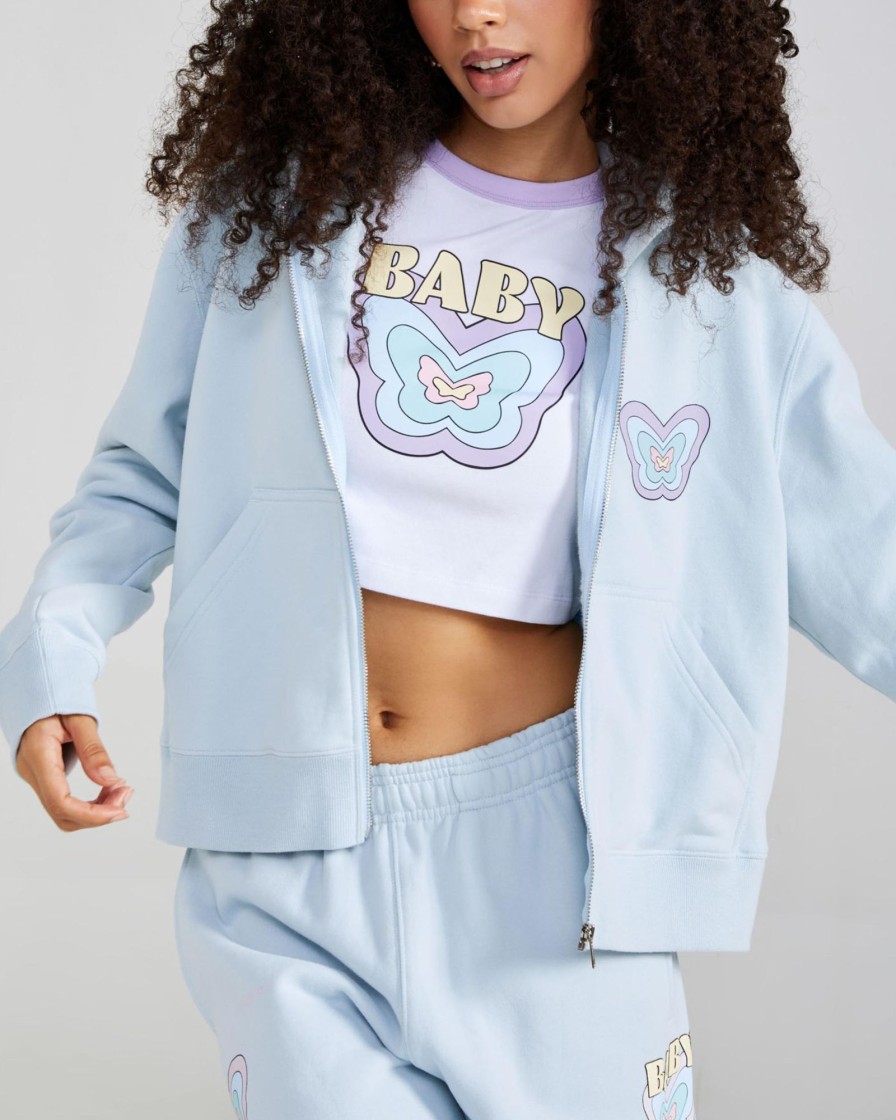 Tops Samii Ryan | Baby Zip Up Hoodie