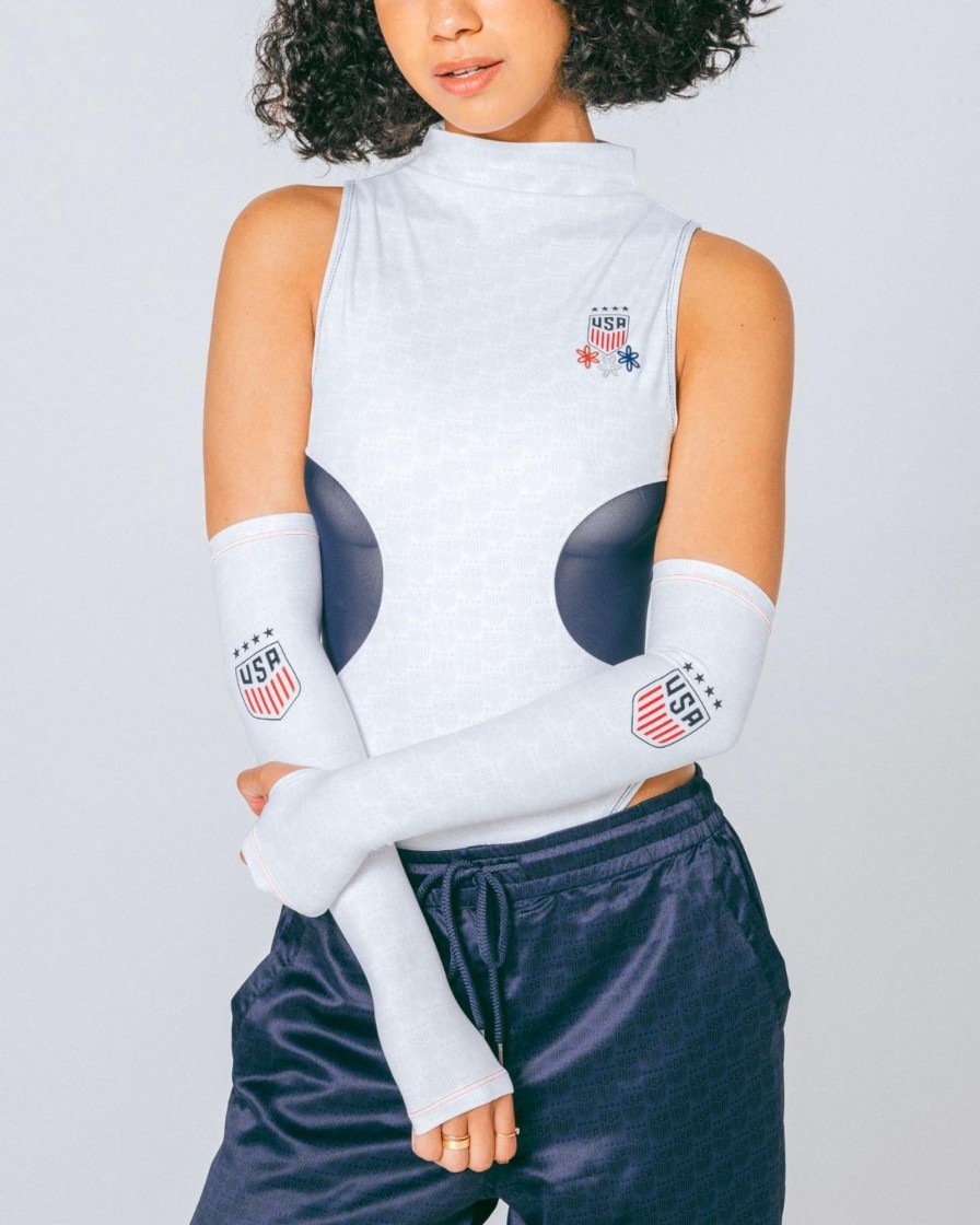 Tops Samii Ryan | Usa Spandex Bodysuit & Gloves