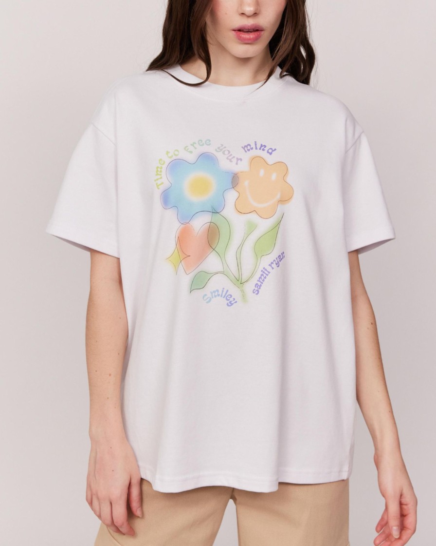 Tees Samii Ryan | Smiley® Happy Oversized Tee