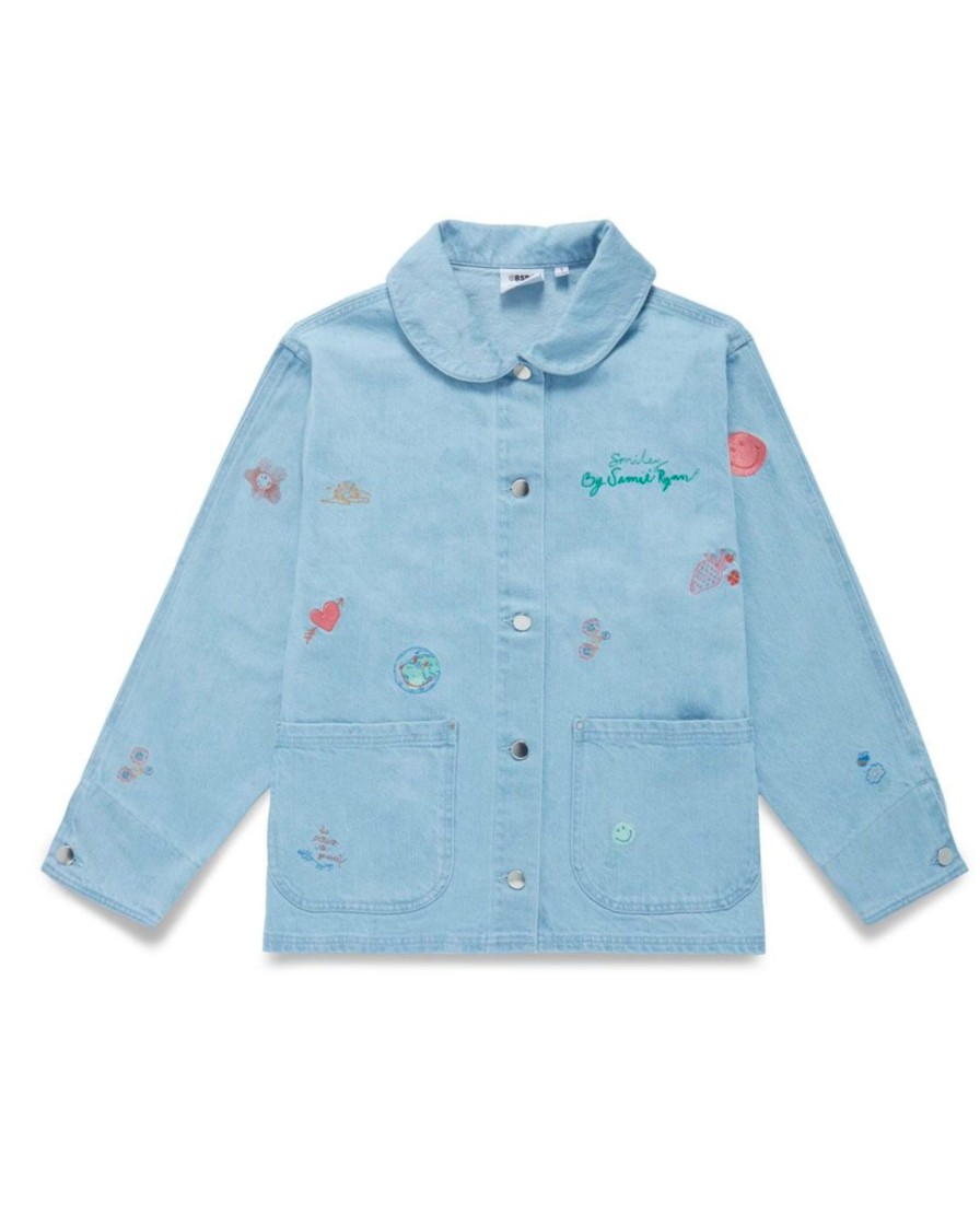 Tops Samii Ryan | Smiley® Denim Chore Coat