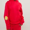 Tops Samii Ryan | Smiley® Oversized Hoodie, Red