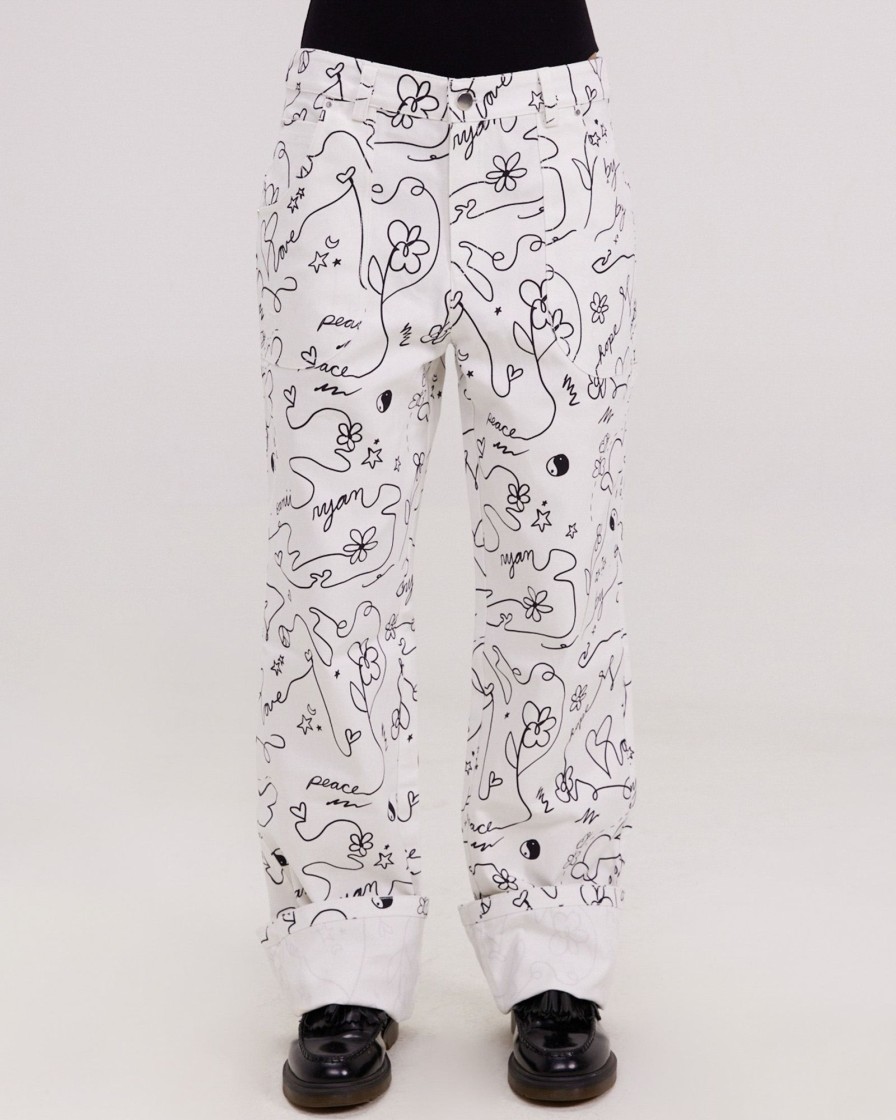 Bottoms Samii Ryan | Scribble Carpenter Pants