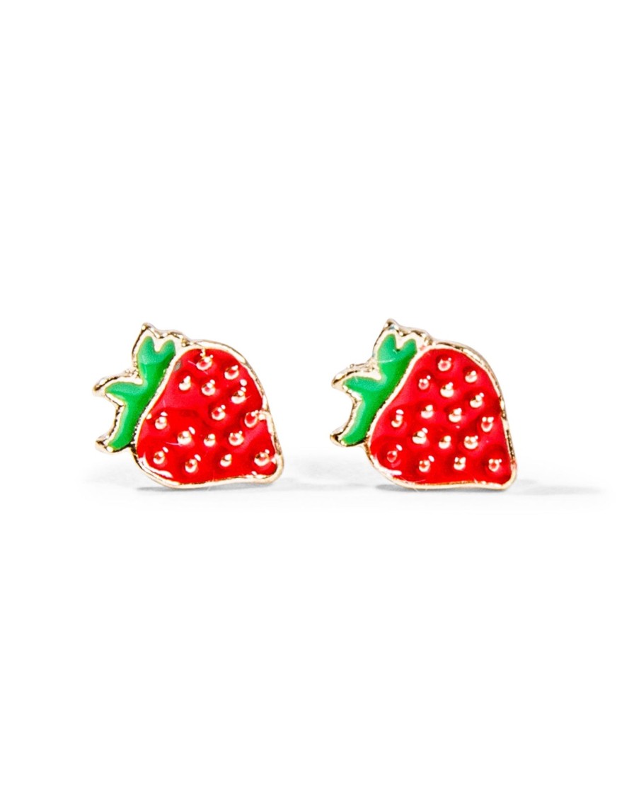 Accessories Samii Ryan | Strawberry Studded Earrings