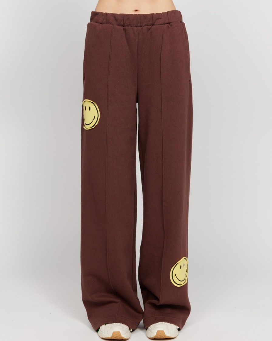 Bottoms Samii Ryan | Smiley® Straight Leg Pants, Brown